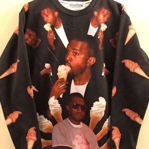 Shelfies Kanye West eating Ice Cream Sweatshirt
